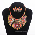 Retro Two-Piece Necklace and Earrings Set